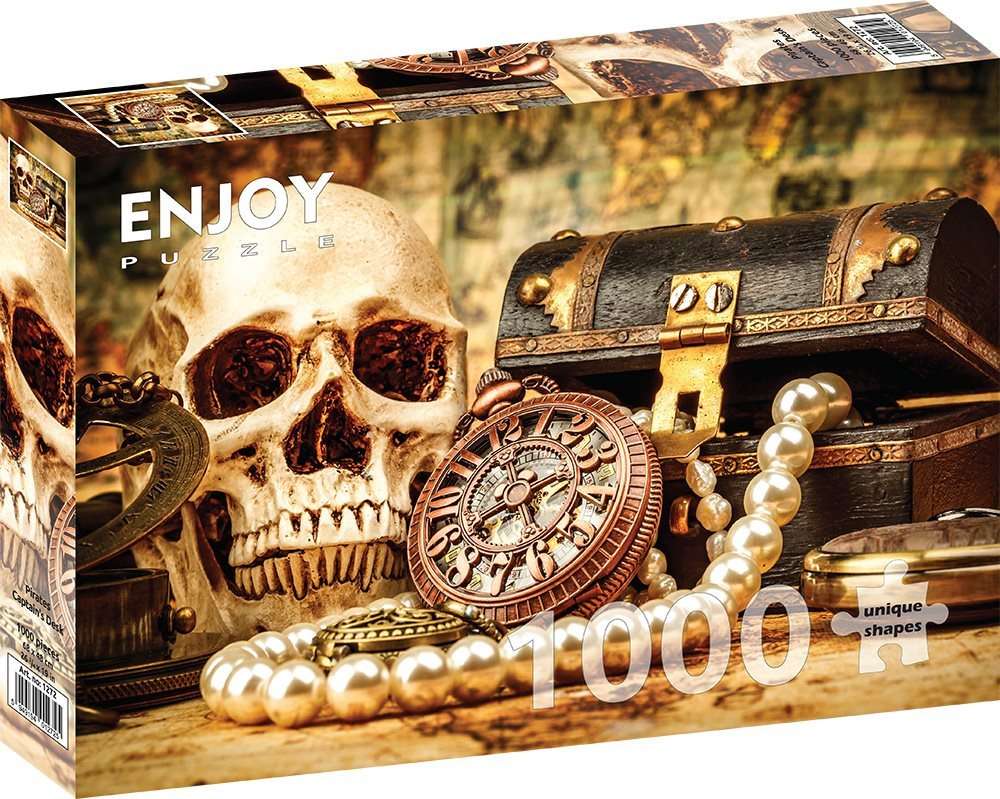 Enjoy Puzzle - Pirates Captain`s Desk - 1000 Teile Puzzle - Nur CHF 19.90! Jetzt kaufen auf fluxed.ch