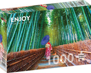 Enjoy Puzzle - Asian Woman in Bamboo Forest - 1000 Teile Puzzle