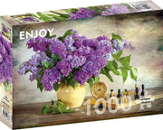 Enjoy Puzzle - Lilac and Chess - 1000 Teile Puzzle