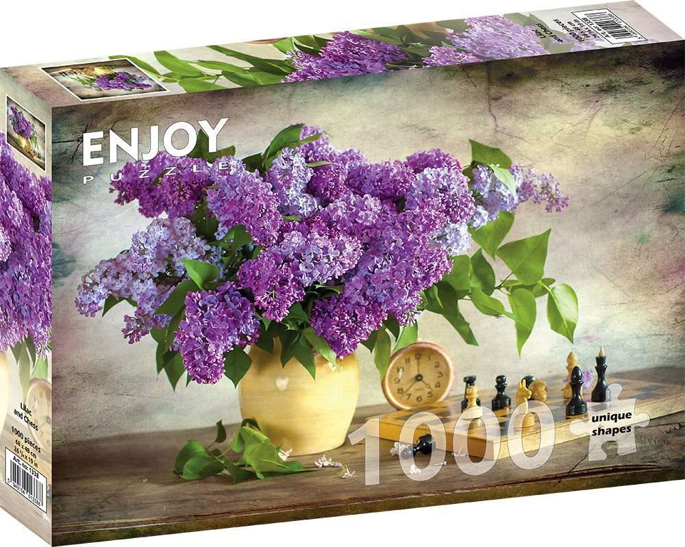 Enjoy Puzzle - Lilac and Chess - 1000 Teile Puzzle - Nur CHF 19.90! Jetzt kaufen auf fluxed.ch