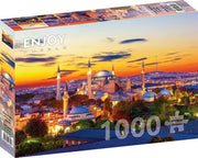 Enjoy Puzzle - Hagia Sophia at Sunset, Instanbul - 1000 Teile Puz