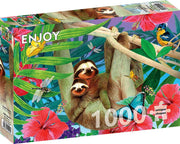 Enjoy Puzzle - Sweet Sloths - 1000 Teile Puzzle