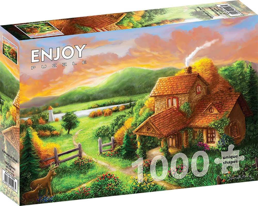 Enjoy Puzzle - Cottage at Dusk - 1000 Teile Puzzle - Nur CHF 19.90! Jetzt kaufen auf fluxed.ch
