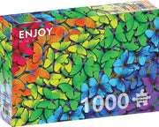 Enjoy Puzzle - Rainbow Butterflies - 1000 Teile Puzzle