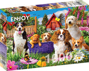 Enjoy Puzzle - Puppy Patch - 1000 Teile Puzzle