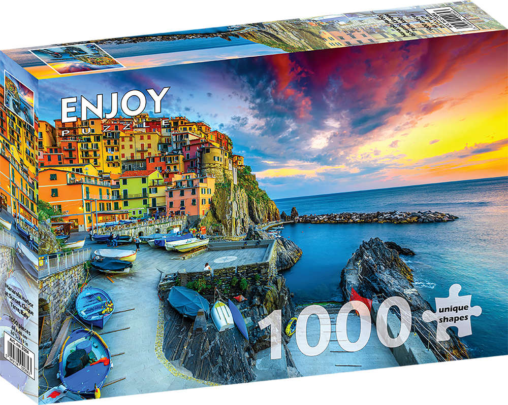 Enjoy Puzzle - Manarola Harbor at Sunset - 1000 Teile Puzzle - Nur CHF 19.90! Jetzt kaufen auf fluxed.ch