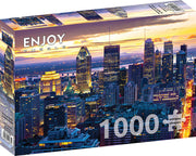 Enjoy Puzzle - Montreal Skyline by Night, Canada - 1000 Teile Puz