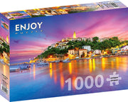 Enjoy Puzzle - Vrbnik Village, Croatia - 1000 Teile Puzzle