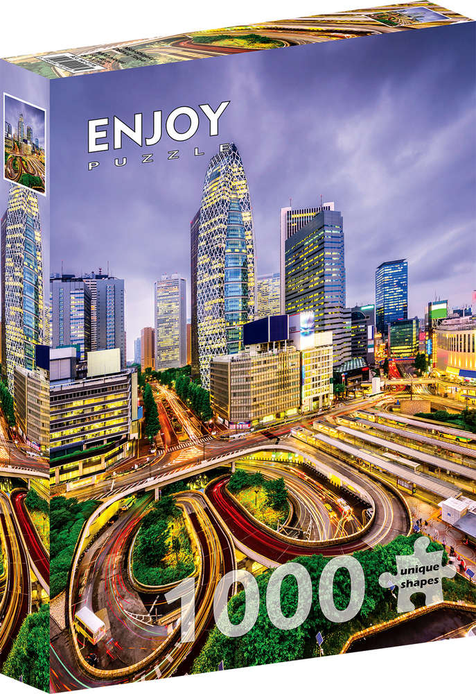 Enjoy Puzzle - Nishi-Shinjuku District, Tokyo - 1000 Teile Puzzle - Nur CHF 19.90! Jetzt kaufen auf fluxed.ch