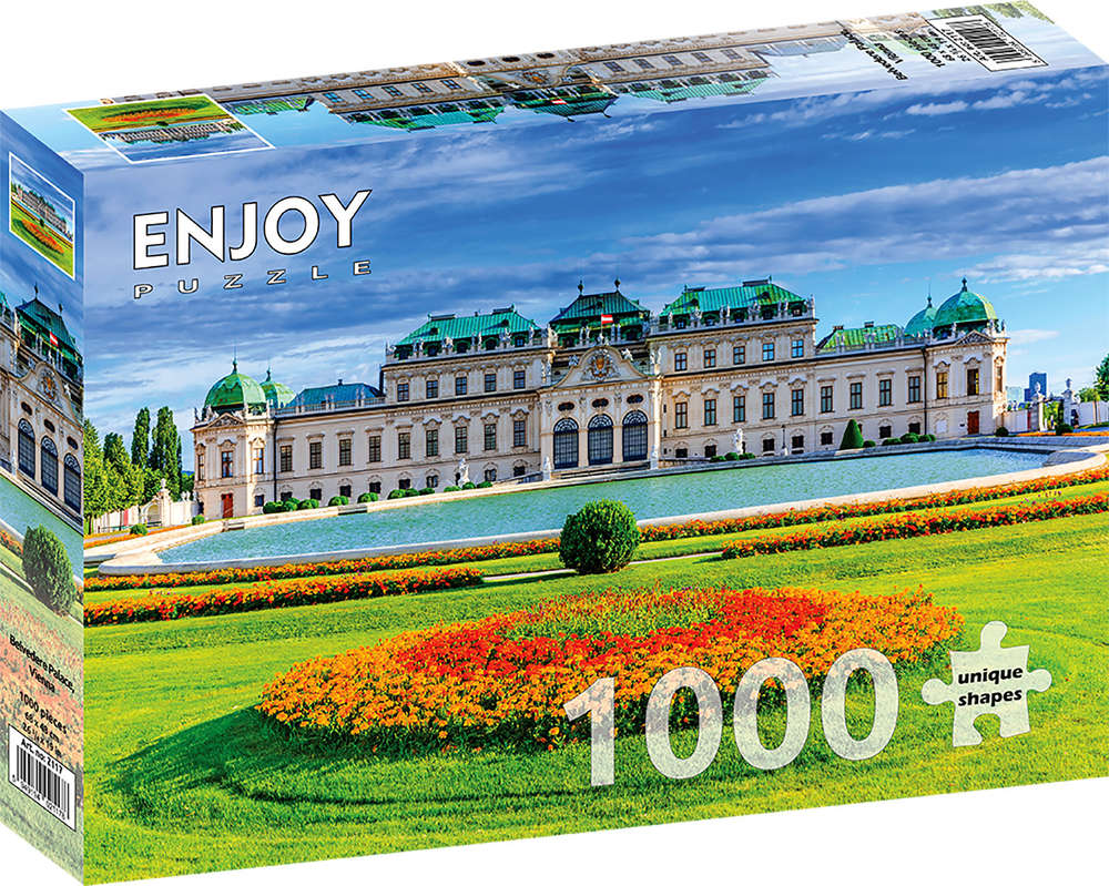 Enjoy Puzzle - Belvedere Palace, Vienna - 1000 Teile Puzzle - Nur CHF 19.90! Jetzt kaufen auf fluxed.ch