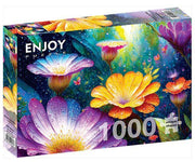 Enjoy Puzzle - Flowers in the Rain - 1000 Teile Puzzle