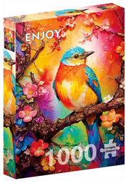 Enjoy Puzzle - Colorful Birdie - 1000 Teile Puzzle