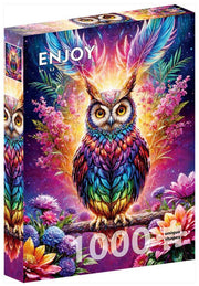 Enjoy Puzzle - Neon Owl - 1000 Teile Puzzle