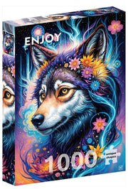 Enjoy Puzzle - Magical Wolf Portrait - 1000 Teile Puzzle