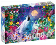 Enjoy Puzzle - Wolf Moon - 1000 Teile Puzzle