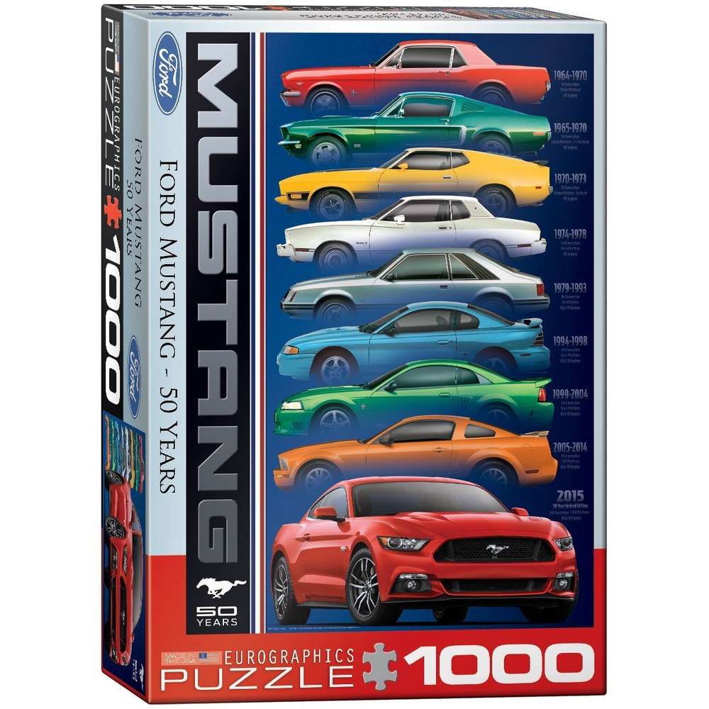 Eurographics - Ford Mustang - 50 Jahre - 1000 Teile Puzzle - Nur CHF 23.90! Jetzt kaufen auf fluxed.ch