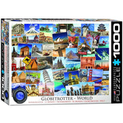 Eurographics - Globetrotter, Welt - 1000 Teile Puzzle