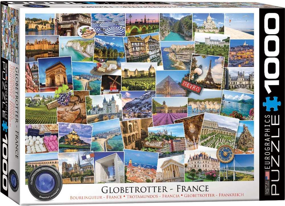 Eurographics - Globetrotter - Frankreich - 1000 Teile Puzzle - Nur CHF 23.90! Jetzt kaufen auf fluxed.ch