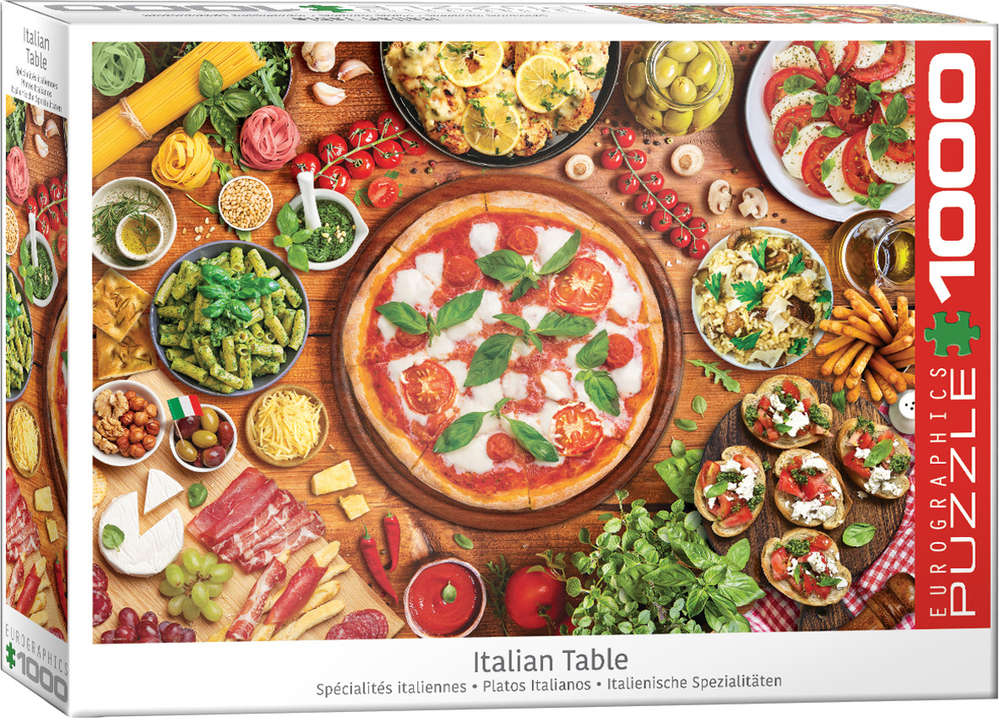 Eurographics - Italienische Spezialitäten - 1000 Teile Puzzle - Nur CHF 23.90! Jetzt kaufen auf fluxed.ch