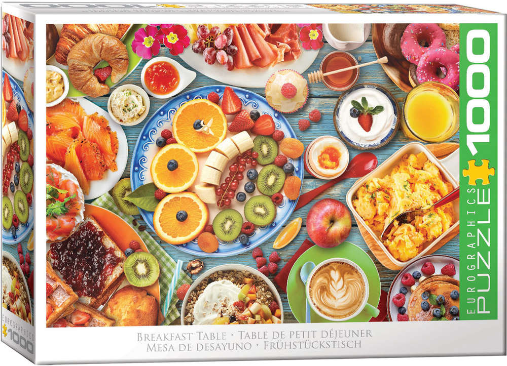 Eurographics - Frühstückstisch - 1000 Teile Puzzle - Nur CHF 23.90! Jetzt kaufen auf fluxed.ch
