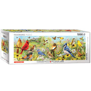 Eurographics - Gartenvögel - 1000 Teile Panorama Puzzle