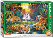 Eurographics - Tiger`s Eden - 500 Large-Teile Puzzle