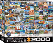 Eurographics - Globetrotter, Welt - 2000 Teile Puzzle