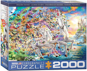 Eurographics - Einhorn Traumwelt - 2000 Teile Puzzle