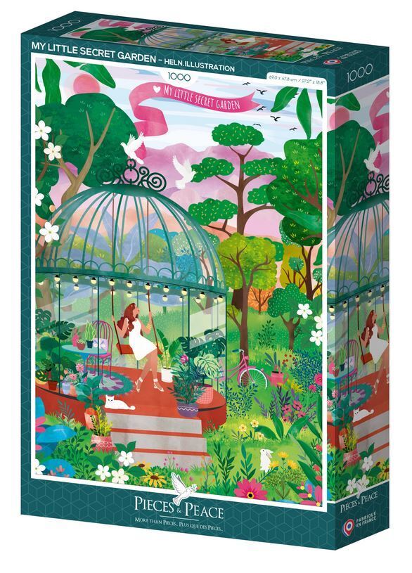 Pieces&Peace - Mein kleiner geheimer Garten - 1000 Teile Puzzle - Nur CHF 25.90! Jetzt kaufen auf fluxed.ch