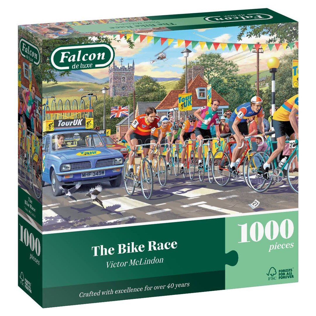 Falcon - The Bike Race - 1000 Teile Puzzle