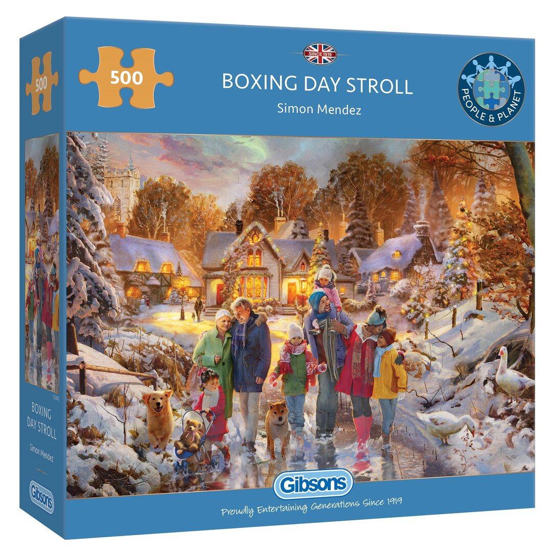 Gibsons - Boxing Day Stroll - 500 Teile Puzzle