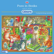 Gibsons - Puss in Books - 1000 Teile Puzzle
