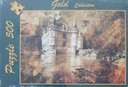 Gold - Chateau of Azay le Rideau - 500 Teile Puzzle
