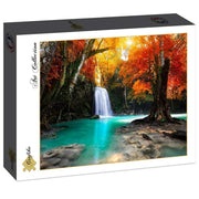Grafika - Deep Forest Waterfall - 1500 Teile Puzzle