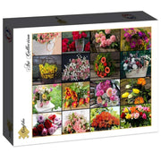 Grafika - Collage - Blumen - 1500 Teile Puzzle