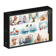 Grafika - Tiere an Weihnachten - 1000 Teile Puzzle