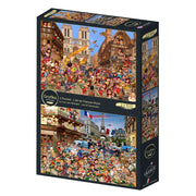 Grafika - L'Art de François Ruyer - 2x500 Teile Puzzle