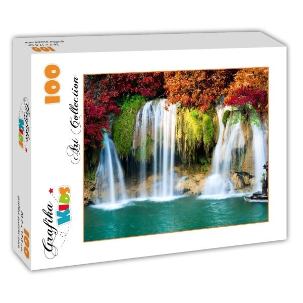 Grafika Kids - Wasserfall im Wald (2) - 100 Teile Puzzle - ab 6 J - Nur CHF 9.75! Jetzt kaufen auf fluxed.ch
