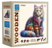 Wooden.City - Soft Cat - 150 Teile Holzpuzzle