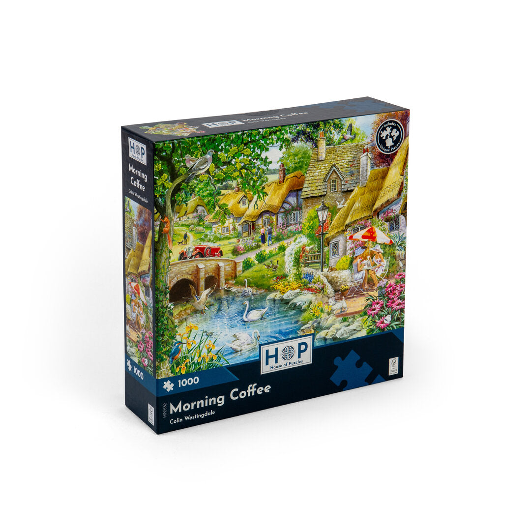 House of Puzzles - Morning Coffee - 1000 Teile Puzzle - Nur CHF 19.90! Jetzt kaufen auf fluxed.ch
