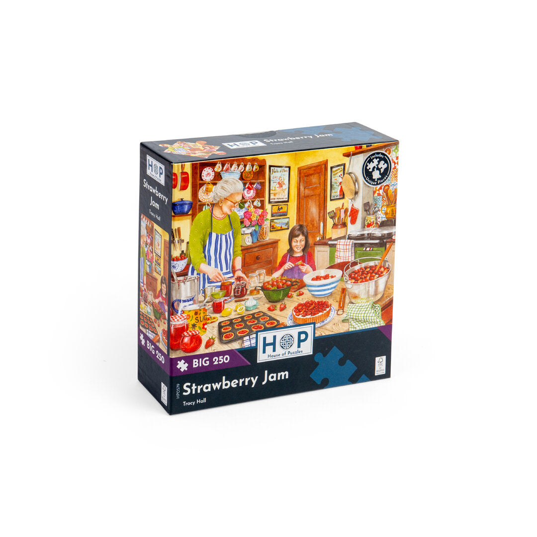 House of Puzzles - Strawberry Jam - 250 BIG Teile Puzzle