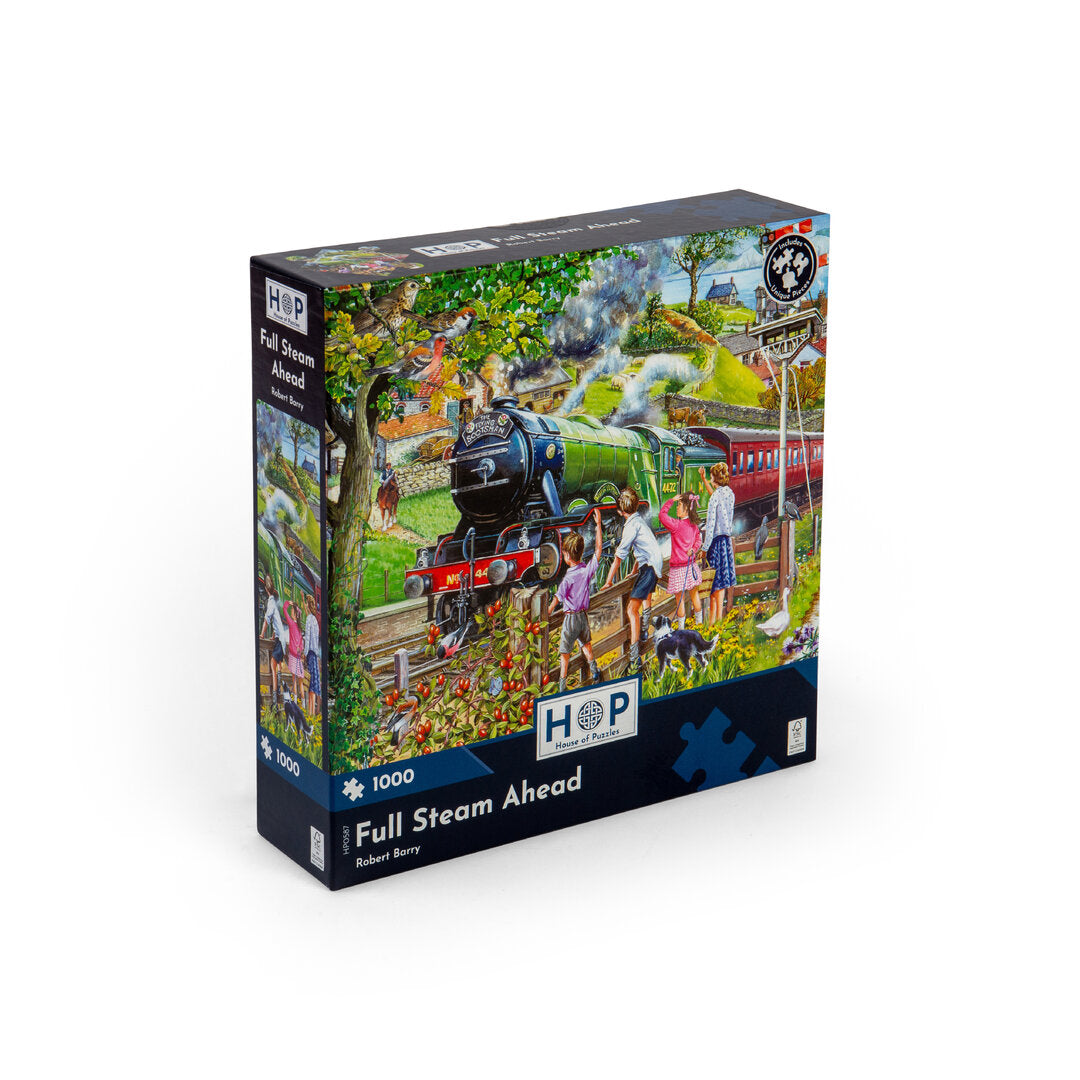 House of Puzzles - Full Steam Ahead - 1000 Teile Puzzle