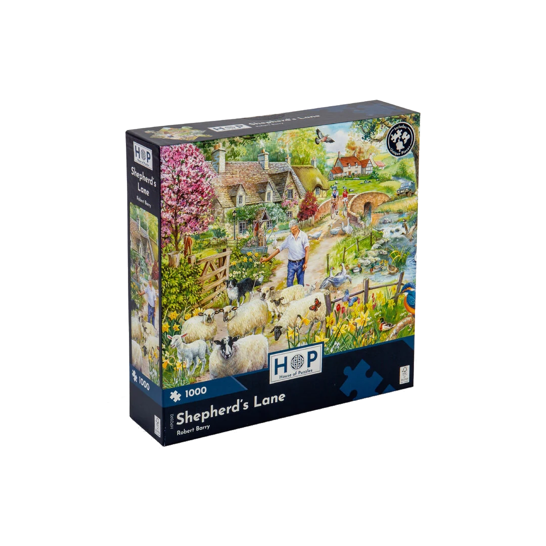 House of Puzzles - Shepherd`s Lane - 1000 Teile Puzzle