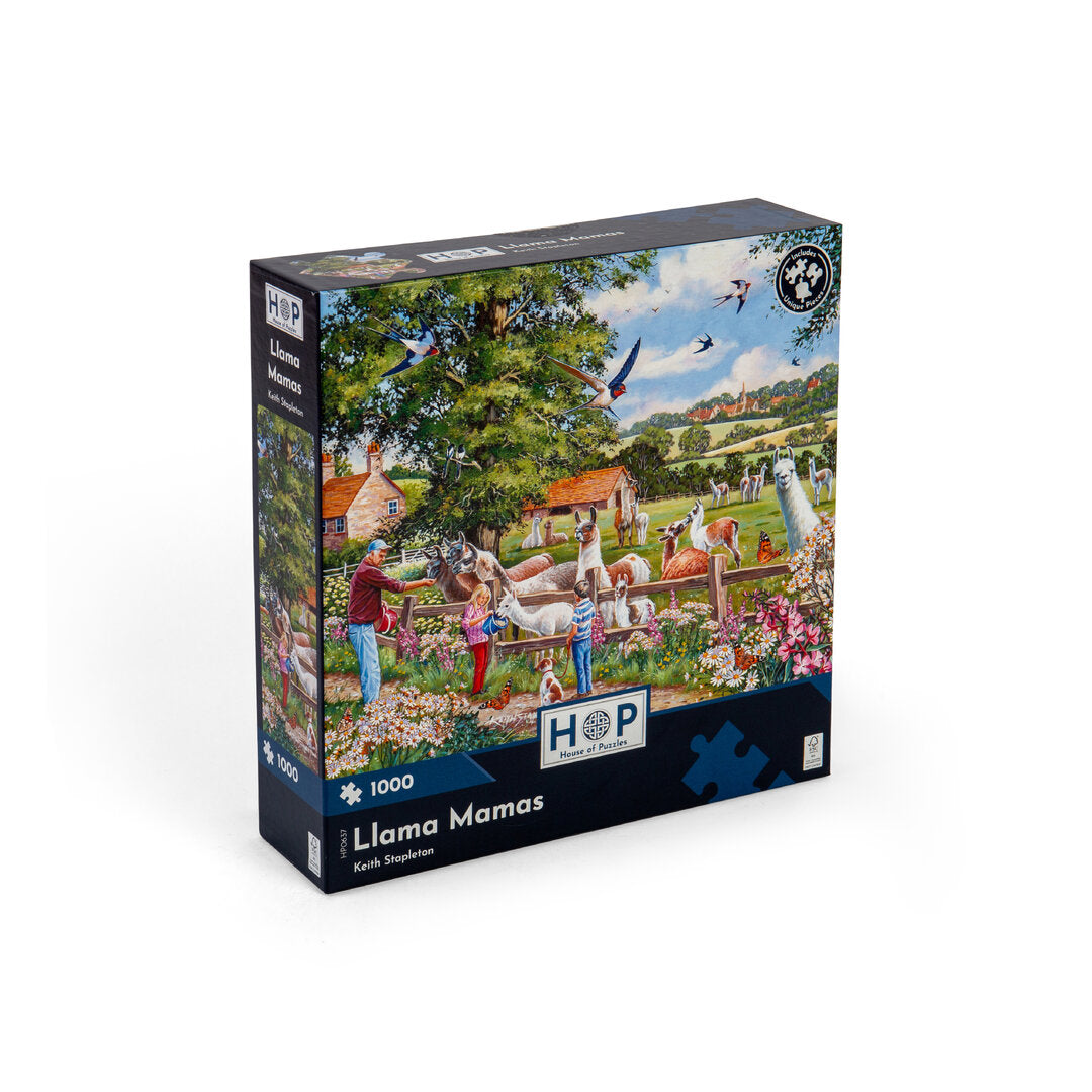 House of Puzzles - Llama Mamas - 1000 Teile Puzzle - Nur CHF 19.90! Jetzt kaufen auf fluxed.ch
