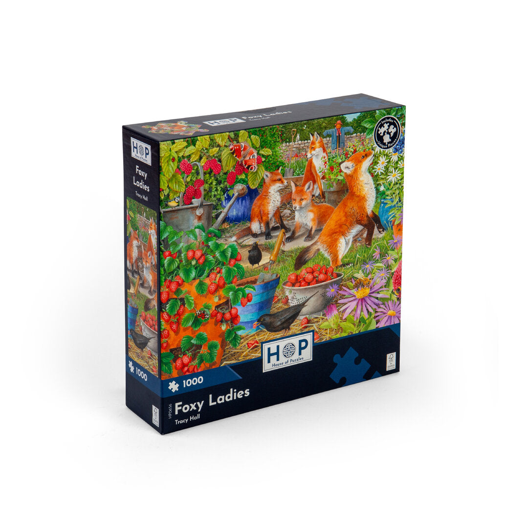House of Puzzles - Foxy Ladies - 1000 Teile Puzzle - Nur CHF 19.90! Jetzt kaufen auf fluxed.ch