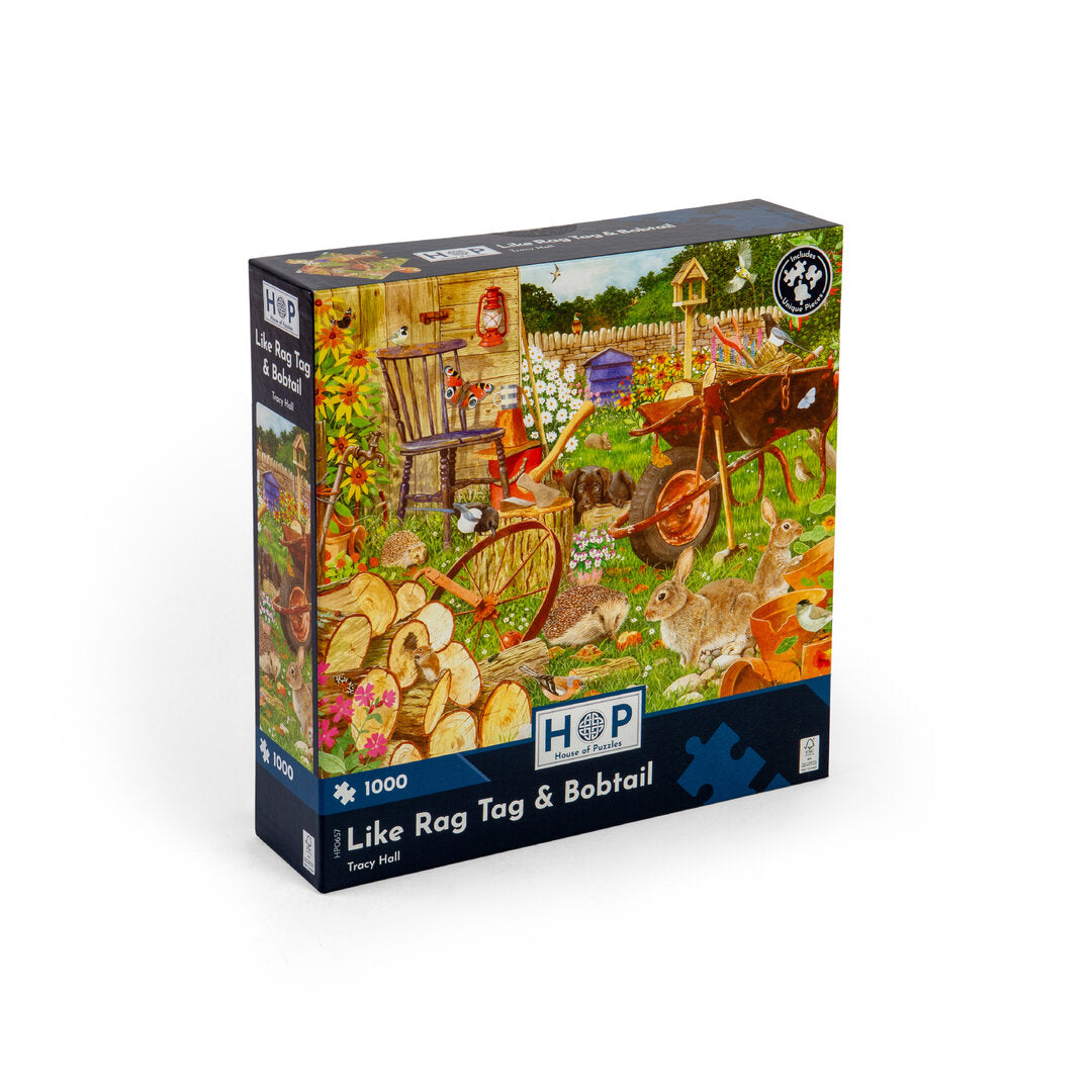 House of Puzzles - Like Rag Tag & Bobtail - 1000 Teile Puzzle
