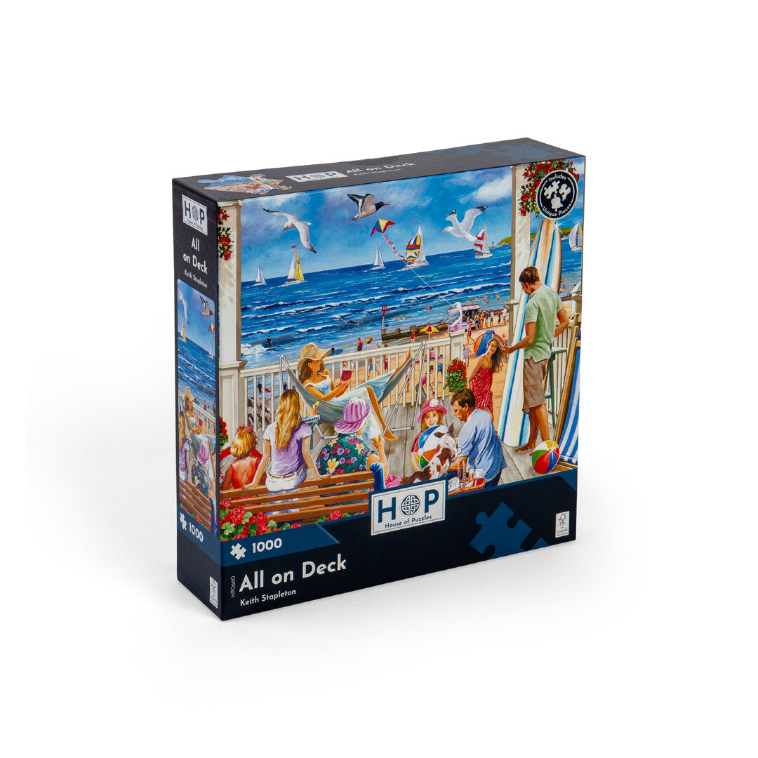 House of Puzzles - All on Deck - 1000 Teile Puzzle