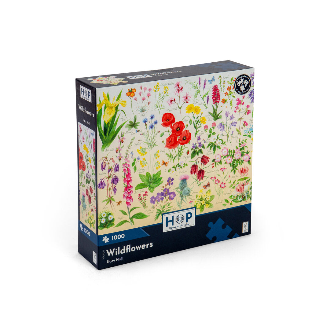 House of Puzzles - Wildflowers - 1000 Teile Puzzle