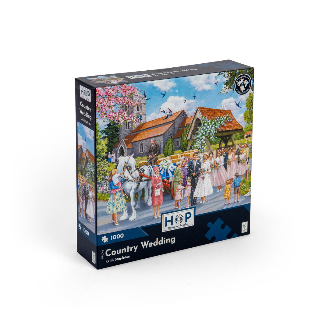 House of Puzzles - Country Wedding - 1000 Teile Puzzle - Nur CHF 19.90! Jetzt kaufen auf fluxed.ch