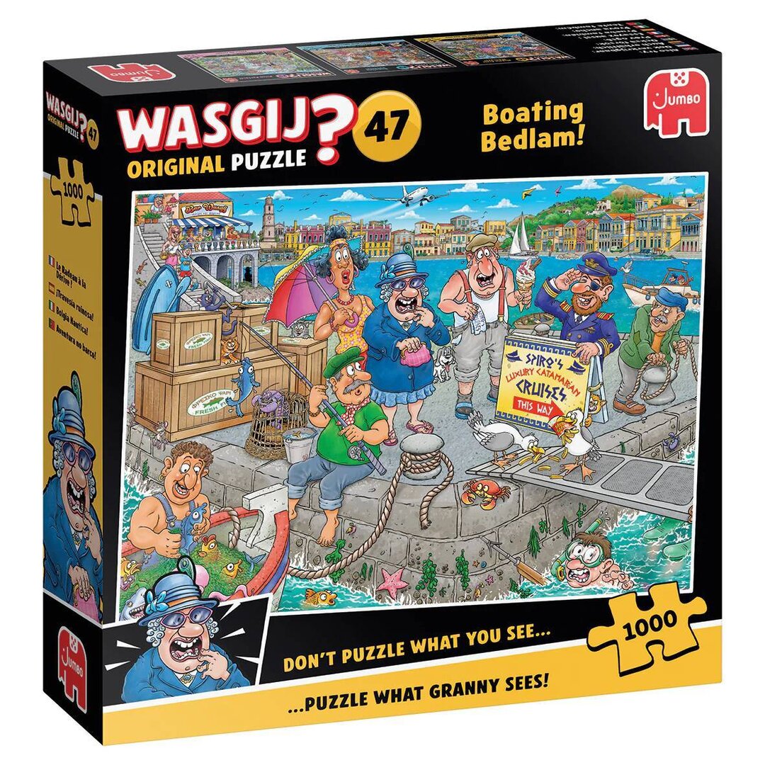 Jumbo - Wasgij Original 47 Boating Bedlam! - 1000 Teile Puzzle